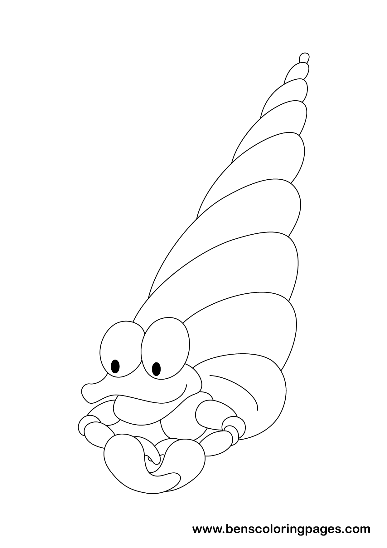 Crab drawing design