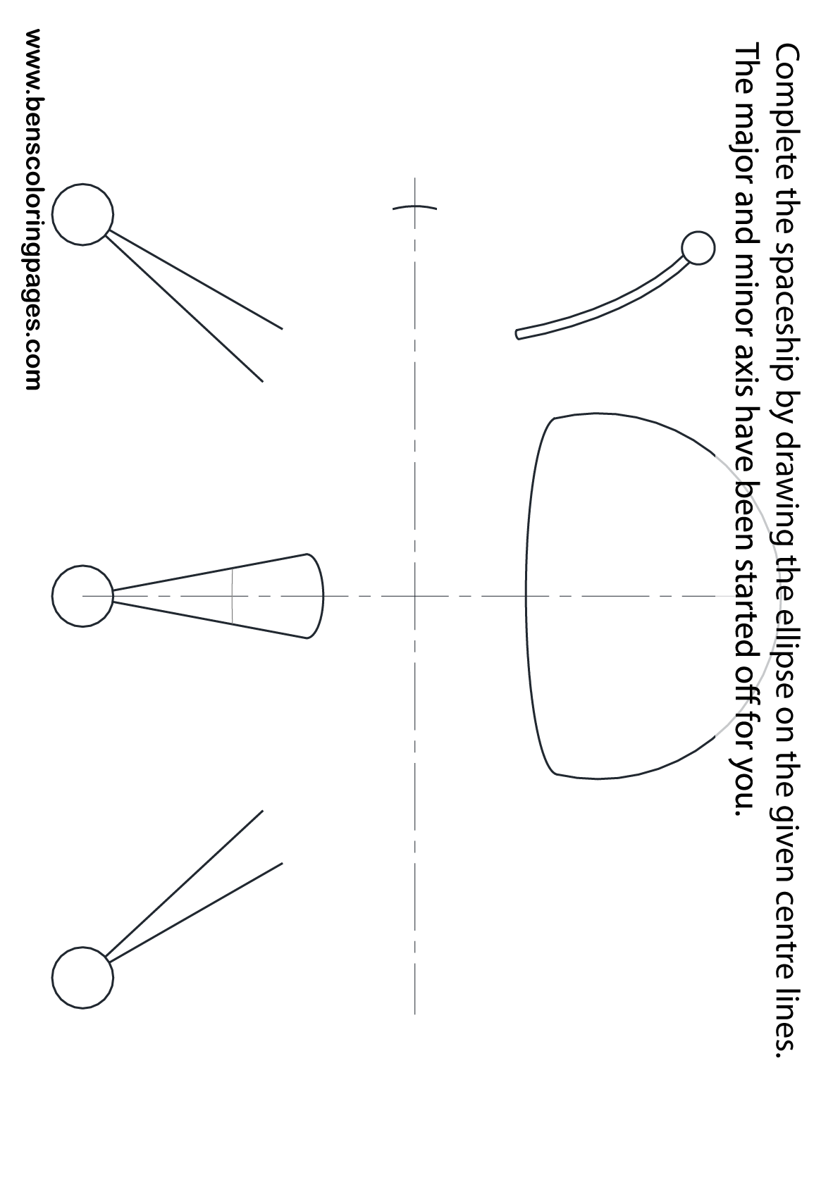ellipse excercise drawing