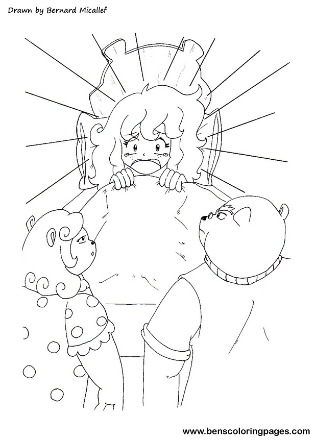 three bears find goldilocks