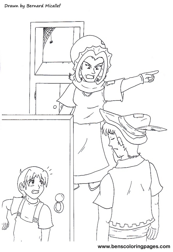 hansel and gretel coloring book