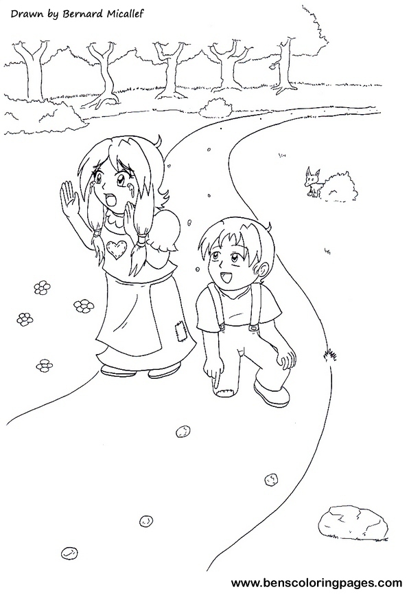 free fairy coloring pages