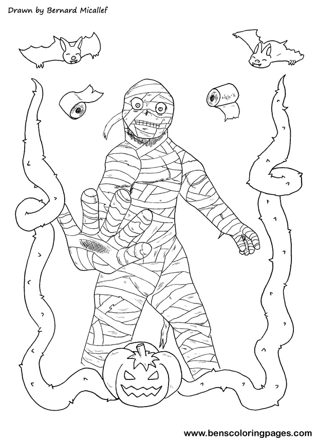 halloween mummy picture