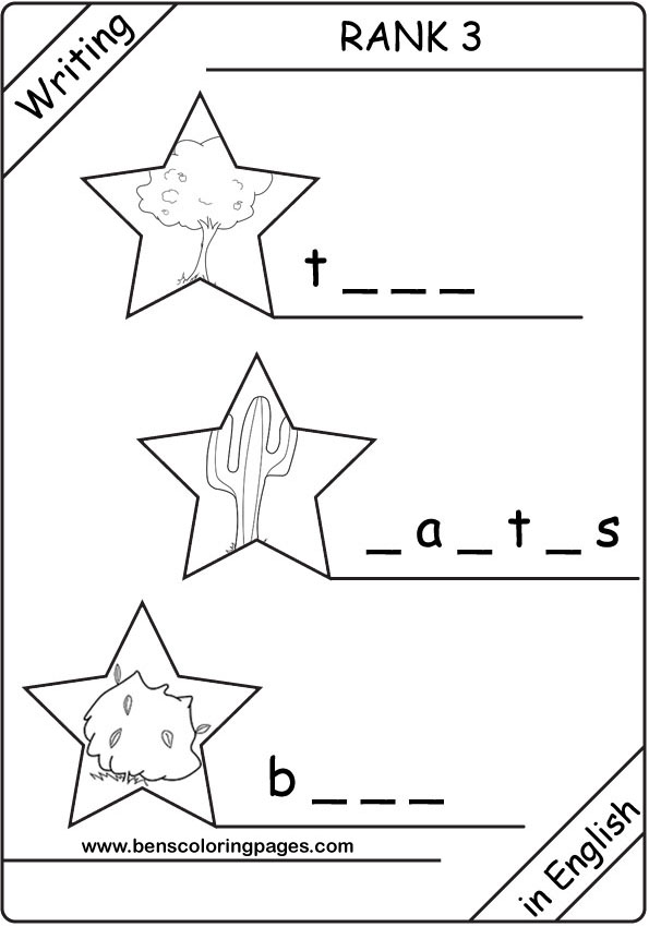 vocabulary coloring pages