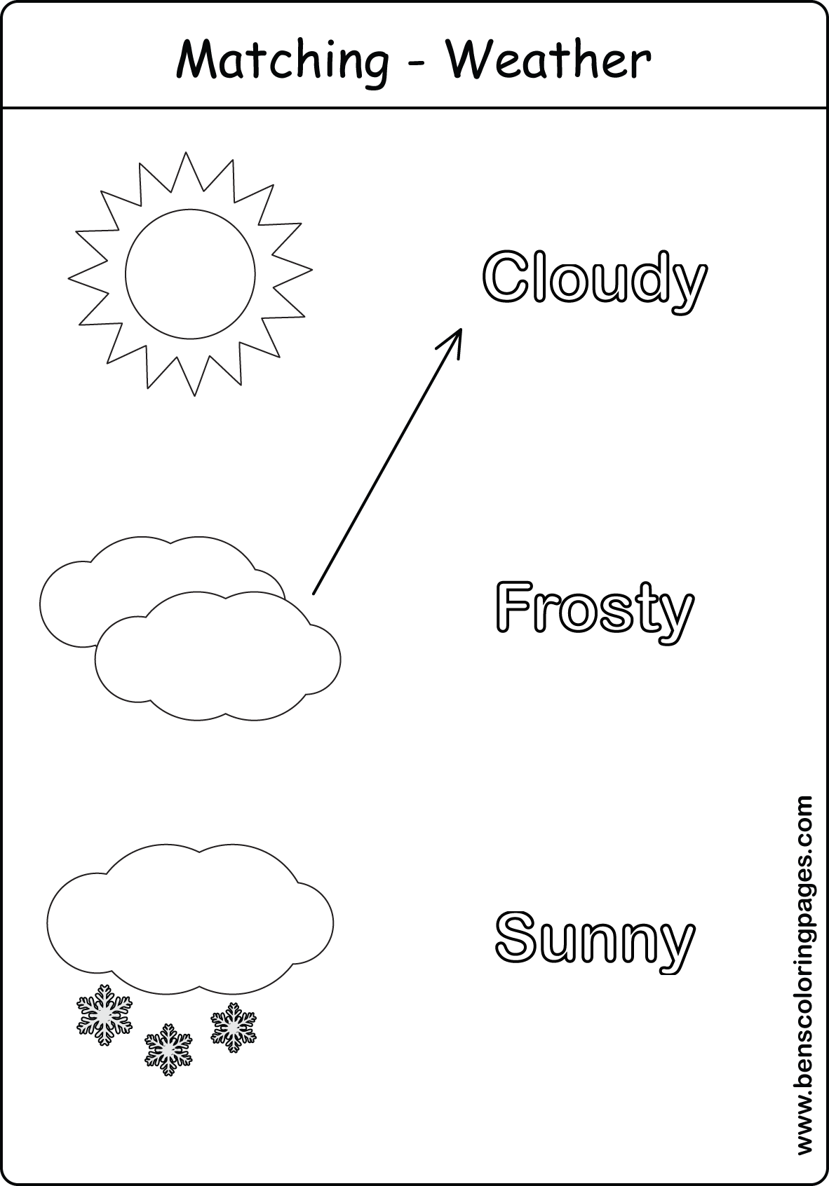 matching weather geography activity
