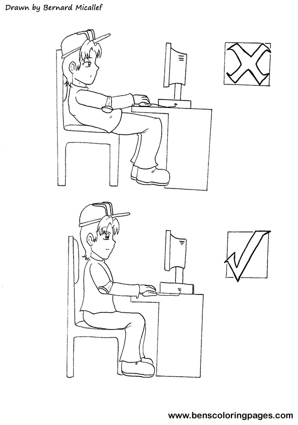 posture at computer