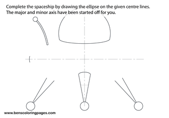 ellipse worksheet