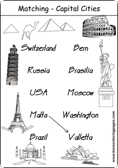 capital city coloring book